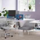 Aeron, Aeron Chairs with Public Office Landscape