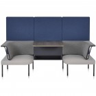 Public Office Landscape, Public Social Chair With Screen