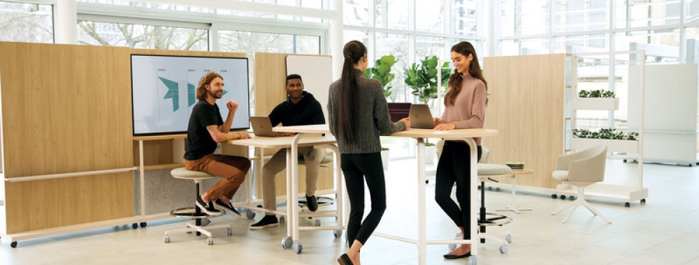 4 estrategias de diseño para mejorar la salud mental en el espacio de trabajo.