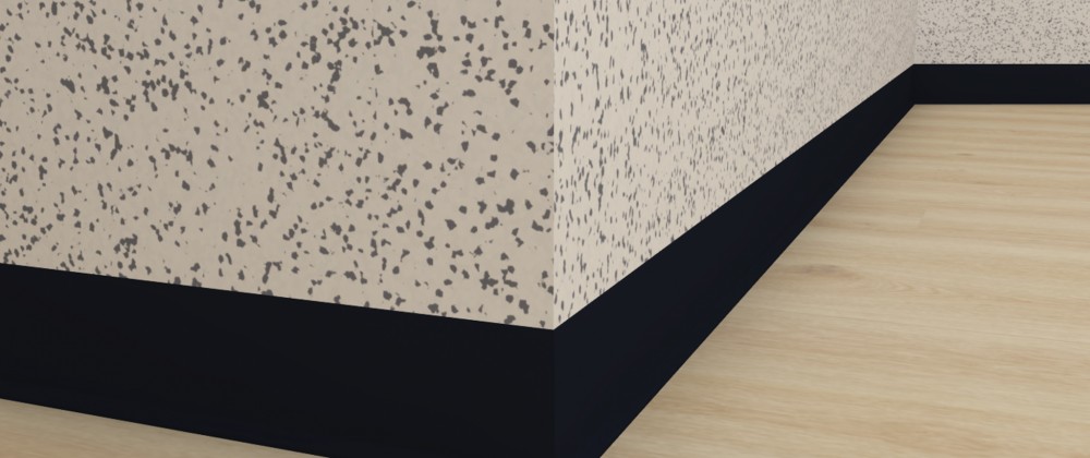 Traditional Wall Base Black