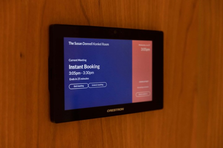 USNI Crestron Scheduling panel