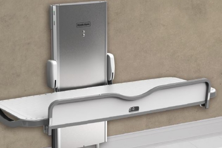 The KB3000-AHL Adult Changing Station. Detalle