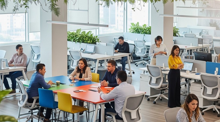 Tendencias y Actualizaciones en Diseño de Interiores Corporativos para el Bienestar Laboral
