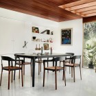 Hermanmiller Collection, Magis Steelwood Table and Chairs