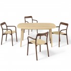 Hermanmiller Collection, Mattiazzi Branca Table and Chairs