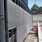 Panel de cemento Permabase, Fachada penthouse Dickens