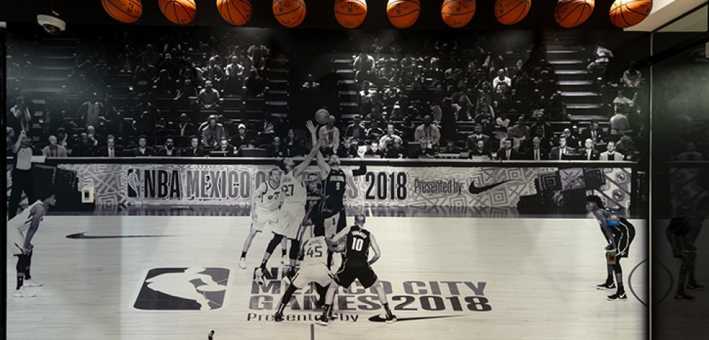 NBA - Detalle muro